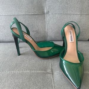 Steve Madden Green stiletto